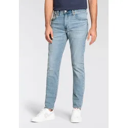 Tapered-fit-Jeans LEVI'S "512 Slim Taper Fit", Herren, Gr. 29, Länge 30, blau (call it off), Denim/Jeans, Obermaterial: 99% Baumwolle, 1% Elasthan, casual, schmal lang, Jeans, mit Markenlabel