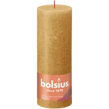 Bolsius Rustik Stumpenkerze 19 x 6.8 cm honigwabengelb