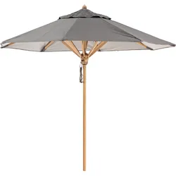 Solpuri aton Sonnenschirm/Teak/Stoff Ø 300 cm