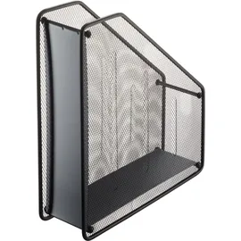 Helit H2518095 Zeitschriftenständer Stahl schwarz