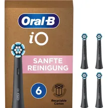 Oral-B iO Sanfte Reinigung Aufsteckbürste schwarz 6 St.