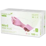 Medi-Inn Nitril Pink Plus Einmalhandschuhe, puderfrei M