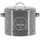Esschert Design Vorratsdose Kartoffeln grau Ø 22 x H 22 cm 6 l