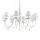 Ideal Lux Kronleuchter Blanche SP8, 8-flammig, E14, weiß