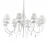 Ideal Lux Kronleuchter Blanche SP8, 8-flammig, E14, weiß