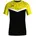 T-Shirt schwarz/soft yellow S