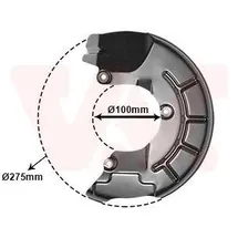 Van Wezel Spritzblech, Bremsscheibe