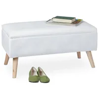 Relaxdays Sitzbank Sitzbank (80 cm)
