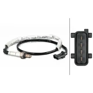 HELLA 6PA 358 103-201 Lambdasonde - 4-polig - Kabel: 955mm