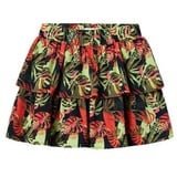 Name It Nkfvinaya Skirt Fff Noos, Dark Sapphire/Print:tropical, 134