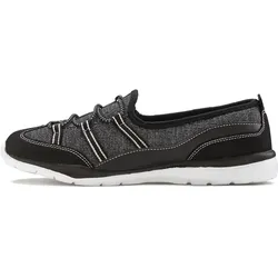 Sneaker, Halbschuh, Freizeitschuh, Slipper, Slip On Sneaker VEGAN, Gr. 36, schwarz-weiß, Schuhe, 99859939-36