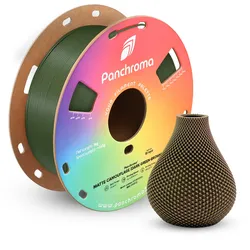PanchromaTM PLA Dual Matte, Filamentgröße: 1.75mm, Gewicht: 1 kg, Farbe: Foggy Orange (Grey-Orange)