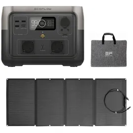 EcoFlow River 2 MAX 0,51 kWh Powerstation mit 160W Solarpanel