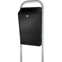 Proregal Abfalleimer 50 l Schwarz