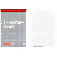 Brunnen 1042025 T-Konten-Block A4