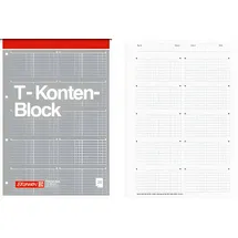 Brunnen 1042025 T-Konten-Block A4
