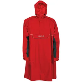 PRO-X elements Regenponcho BERN Unisex Rot/Marine blau XL