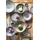 Mica decorations Tabo grau Ø 23,5 cm 3-tlg.