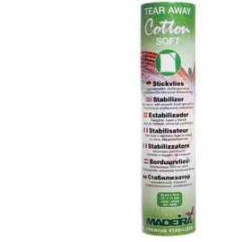 Madeira Stickvlies, Cotton, Weiß, 10x0.3m