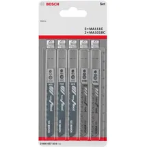 Bosch Stichsägeblatt-Set Wood MA 111 C/MA 101 BC 5-tlg.