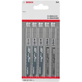 Bosch Stichsägeblatt-Set Wood MA 111 C/MA 101 BC 5-tlg.
