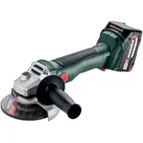 Metabo W 18 L BL 9-125 inkl. 2 x 4.0 Ah + metaBox 165 L