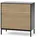 Vicco Eliza 80 x 81,2 cm Honigeiche/Anthrazit