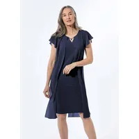 GOLDNER Etuikleid Partykleider Blau 50