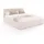 Fdm Polsterbett 160x200 cm Doppelbett mit Lattenrost Bettkasten Stauraum Fresia Trinity beige mit Kopfteil modern
