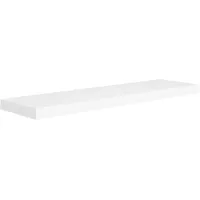 vidaXL Wandregal 90 x 23,5 x 3,8 cm Weiß