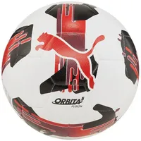 Puma Fußball Orbita 5 FUSION, 084331_04, Größe 3, weiß/rot,