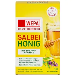 Apoday heisser Salbei+Honig+Vitamin C+Zink Pulver