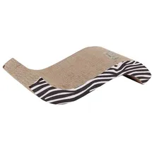 Dehner Wavy Kratzpappe 53 x 12 x 22 cm beige/schwarz/weiß