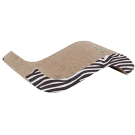 Dehner Wavy Kratzpappe 53 x 12 x 22 cm beige/schwarz/weiß