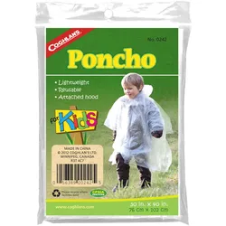 Coghlans Kinder-Notfall-Poncho - transparent