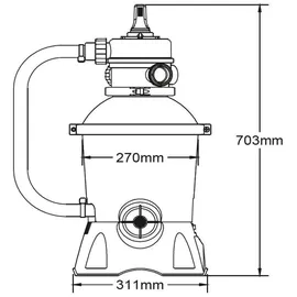 BESTWAY Flowclear Sandfilteranlage 3596 l/h (2025)