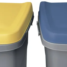 stefanplast Sortierkorb HOME ECO SYSTEM, Kunststoff, grau-blau