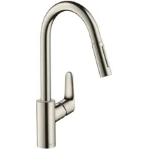 Hansgrohe Focus M41 240 2jet sBox edelstahl finish 73880800