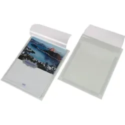 Eichner selbstklebende Tasche aus transparenter Vinyl-Folie DIN A4 10 Stk.