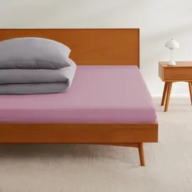 s.Oliver Spannbettlaken Jersey 180 x 200 - 200 x 200 cm rosa