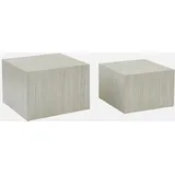 sweeek Quadratische Couchtische Weiß 58 x 40 cm