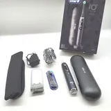 Oral-B iO Series 9 Special Edition, elektrische Zahnbürste, Bluetooth, 7 Putzmodi, 1 Reiseetui, 1 Tasche, Schwarz