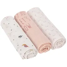 Lässig Mulltücher Heavenly Soft Swaddle L  80 x 80 cm 3 St. garden explorer schnecke
