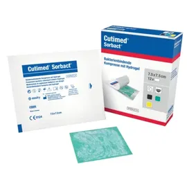 BSN Medical Cutimed Sorbact Gel Kompresse 7.5x7.5cm 12 st