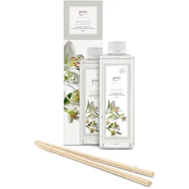 ipuro Raumduft-Nachfüller Kopfnote: Pfirsich; Ton, Herznote: Maiglöckchen; Jasmin; Nelke, Basisnote: Weißer Moschus; Zedernholz Duft Aroma - Lufterfrischer Nachfüllflasche 500ml