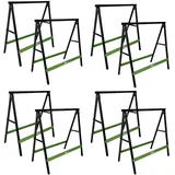 Baumarktplus 8x Klappbock Sägebock Arbeitsbock klappbar 2er Sets Traglast 200 kg/Paar Gerüstbock