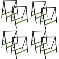 Baumarktplus 8x Klappbock Sägebock Arbeitsbock klappbar 2er Sets Traglast 200 kg/Paar Gerüstbock