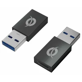 Conceptronic USB-A auf USB-C Adapter 2 m Grau