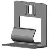 MeisterWerke MEISTER Klipse (Metall) für Fußleiste Profil 10 F MK, 11 F MK, 12 F MK, 14 MK, 14 F MK, 15 MK, 15 F MK,16 MK, 21 F MK, 22 F MK, 23 F MK