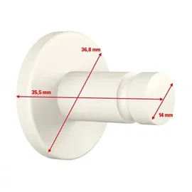 Tesa Moon White Handtuchhaken weiß 1 Haken